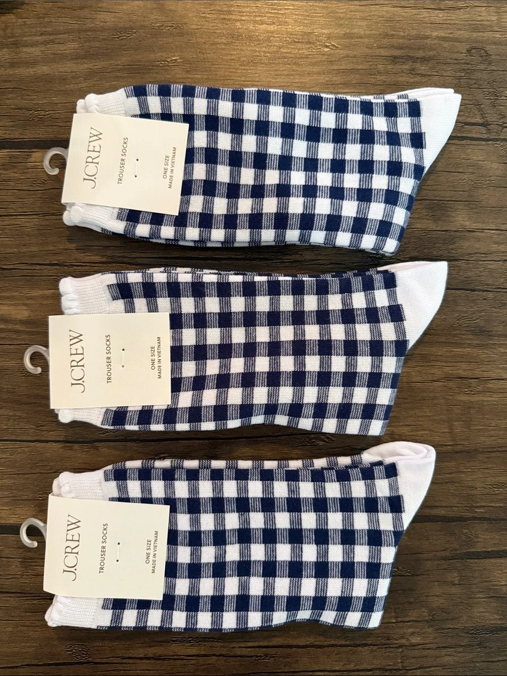 J. Crew Trouser Socks. Set of Three.